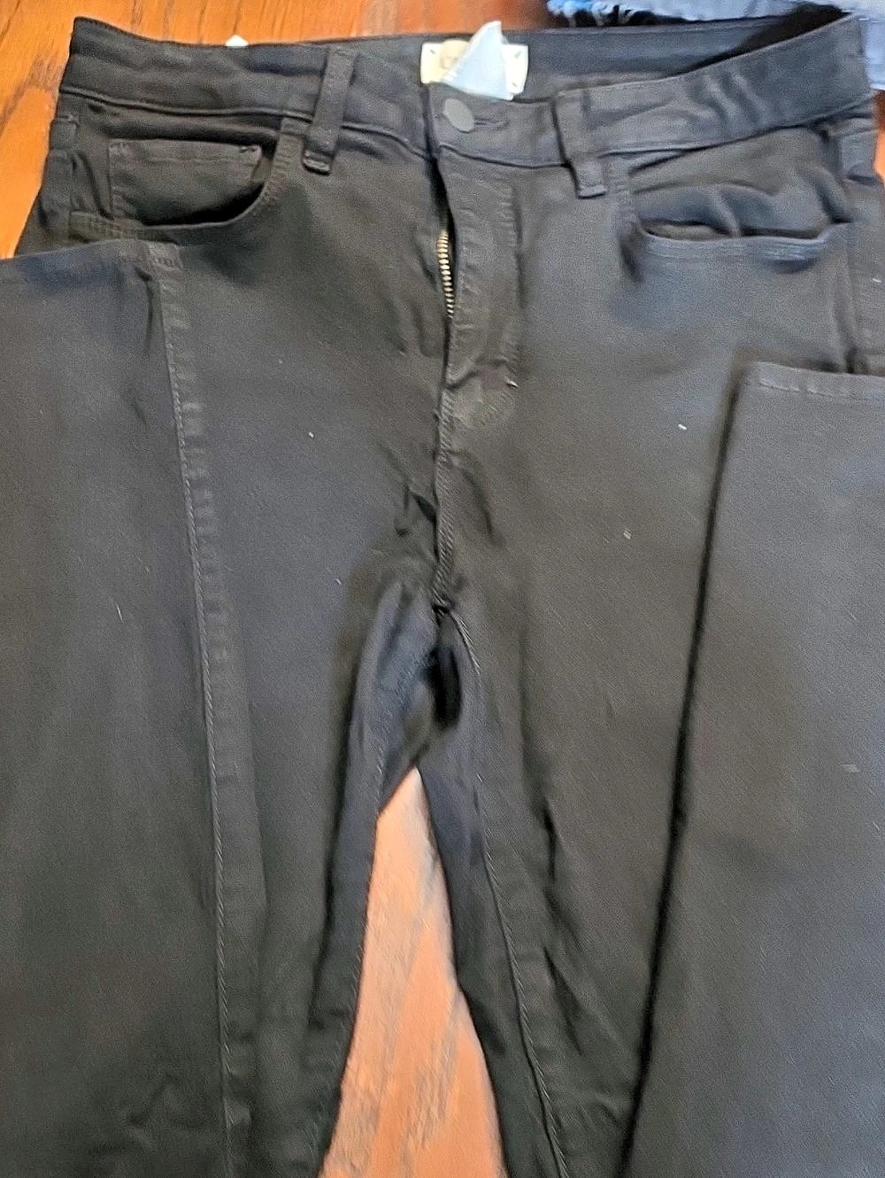 L'AGENCE Margot High-Rise Skinny Jean Jeans Black Waist 28
